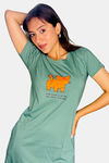 Sweetmoon Long T Shirt Nightdress - Green — thumbnail 5